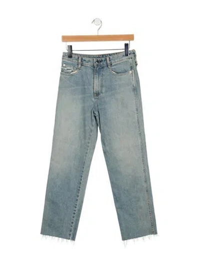 Pre-owned Simon Miller Mid-rise Straight Leg Jeans In Blue