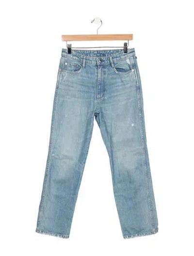 Pre-owned Simon Miller Mid-rise Straight Leg Jeans In Blue