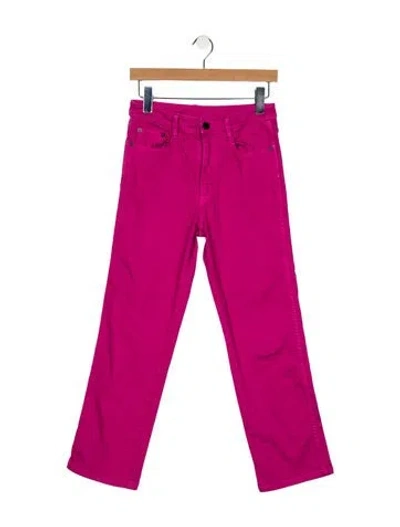 Pre-owned Simon Miller Mid-rise Straight Leg Jeans In Pink