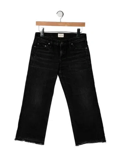 Pre-owned Simon Miller Mid-rise Wide Leg Jeans In Black