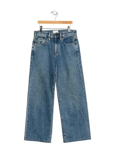 Pre-owned Simon Miller Mid-rise Wide Leg Jeans In Blue