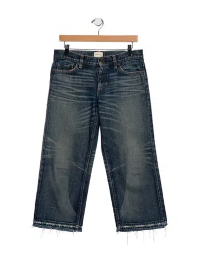 Pre-owned Simon Miller Mid-rise Wide Leg Jeans In Blue