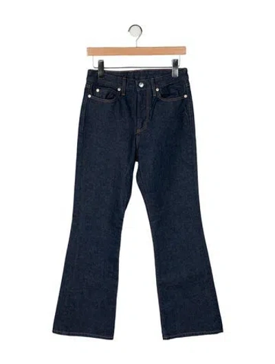 Pre-owned Simon Miller Mid-rise Wide Leg Jeans In Blue