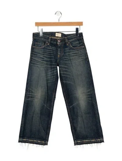 Pre-owned Simon Miller Mid-rise Wide Leg Jeans In Blue