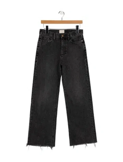 Pre-owned Simon Miller Mid-rise Wide Leg Jeans In Gray