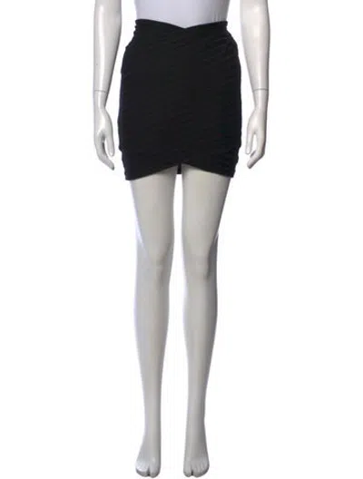 Pre-owned Simon Miller Mini Skirt In Black