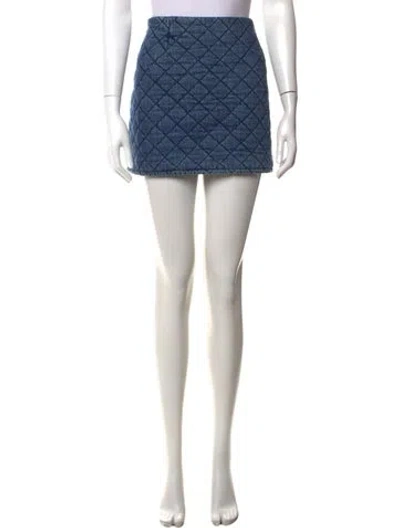 Pre-owned Simon Miller Mini Skirt In Blue