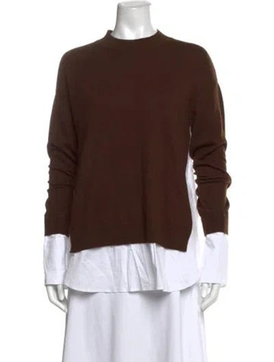 Pre-owned Simon Miller Mock Neck Sweater In Brown