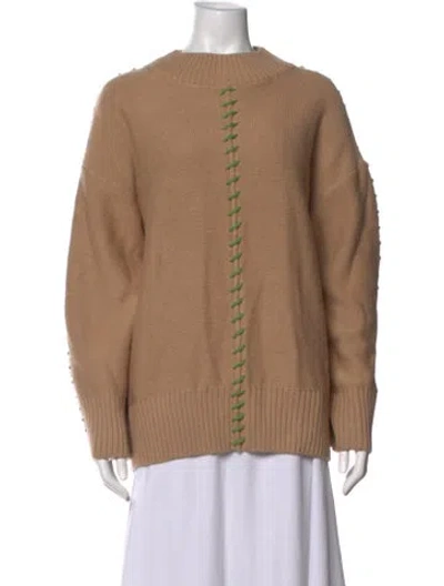 Pre-owned Simon Miller Mock Neck Sweater In Brown/neutrals