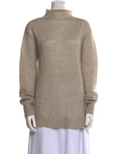 Pre-owned Simon Miller Mock Neck Sweater In Neutral