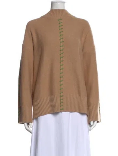 Pre-owned Simon Miller Mock Neck Sweater In Neutral