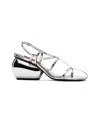 Simon Miller Moderno Sandal In Silver In Silver-tone