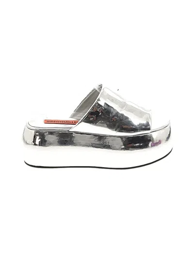 Pre-owned Simon Miller Mule/clog In Silver