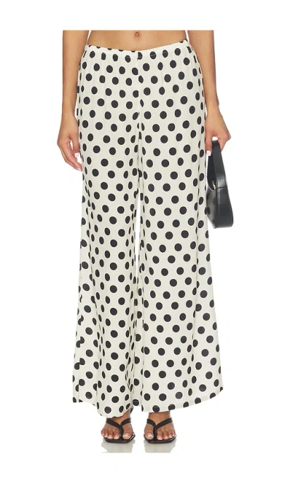 Simon Miller Nella Crepe Wide Leg Pant In Multi