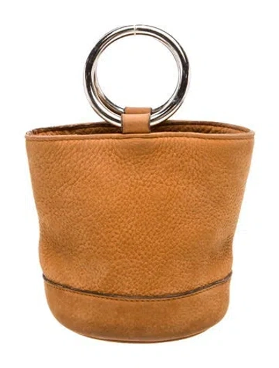 Pre-owned Simon Miller Nubuck Bucket Bag In Brown