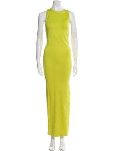 Pre-owned Simon Miller Nylon Long Dress In Green