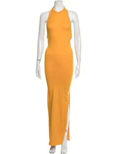 Pre-owned Simon Miller Nylon Long Dress In Orange