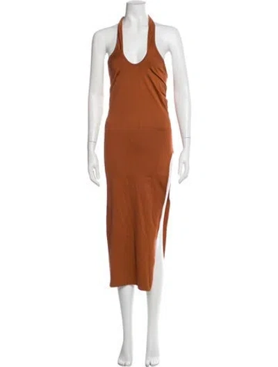 Pre-owned Simon Miller Nylon Midi Length Dress In Brown