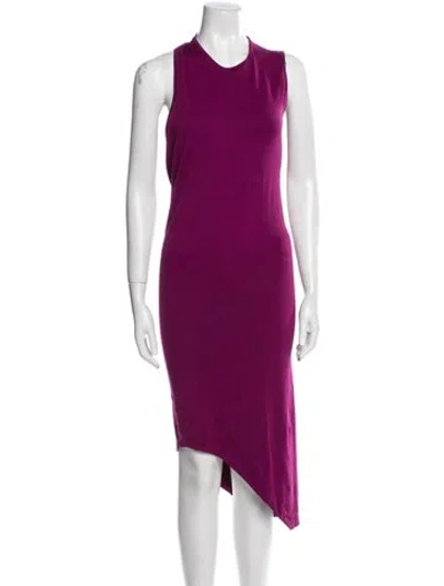 Pre-owned Simon Miller Nylon Midi Length Dress In Purple