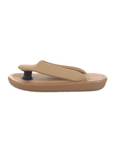 Pre-owned Simon Miller Nylon Slides In Neutral