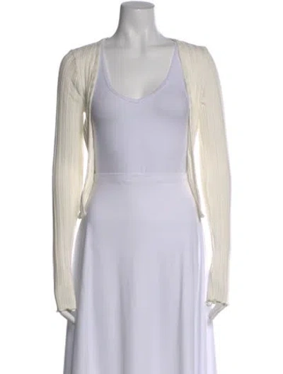 Pre-owned Simon Miller Open Front Sweater In Neutral