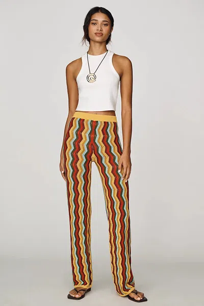 Simon Miller Ophelia Knit Pants In Red