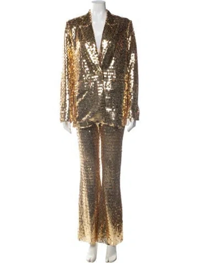 Pre-owned Simon Miller Pant Set In Gold