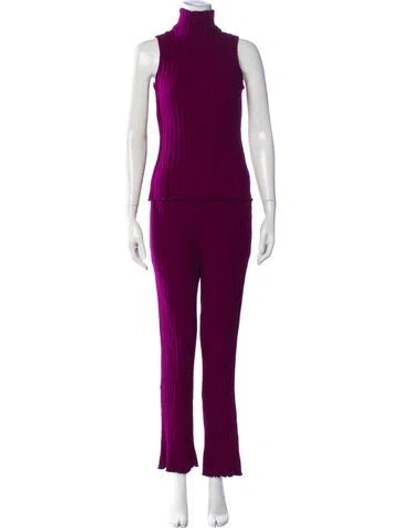 Pre-owned Simon Miller Pant Set In Purple