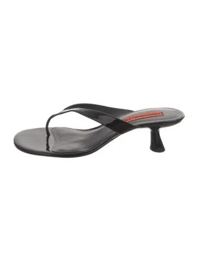 Pre-owned Simon Miller Patent Leather Flip Flops In Multicolor