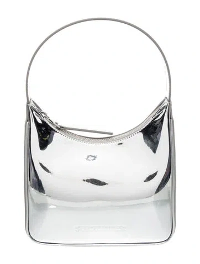 Pre-owned Simon Miller Patent Leather Shoulder Bag W/ Tags In Silver