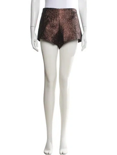 Pre-owned Simon Miller Patterned Mini Shorts W/ Tags In Multi