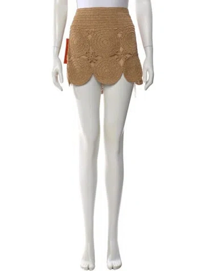 Pre-owned Simon Miller Patterned Mini Skirt W/ Tags