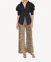 Simon Miller Pia Poplin Pant In Leopard In Animal Print