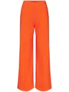 Simon Miller Pia Poplin Trousers In Orange