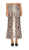 Simon Miller Pia Vegan Snake Pant In Snake Print
