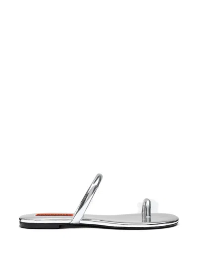Simon Miller Pipe Strappy Sandals In Silver