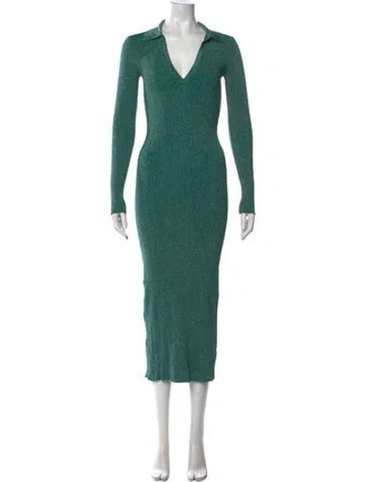 Pre-owned Simon Miller Plunge Neckline Long Dress