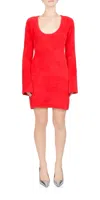 Simon Miller Pop Dress In Mod Orange In Multi