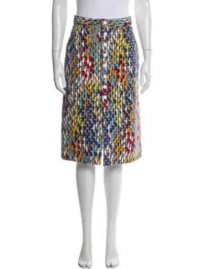 Pre-owned Simon Miller Printed Knee-length Skirt In Neutral