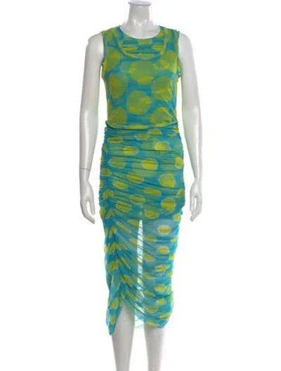 Pre-owned Simon Miller Printed Long Dress In Multi