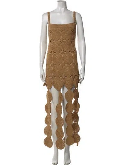 Pre-owned Simon Miller Printed Midi Length Dress In Multi
