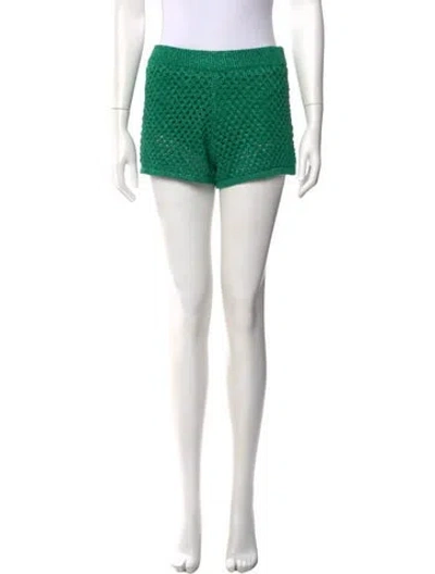Pre-owned Simon Miller Printed Mini Shorts In Green