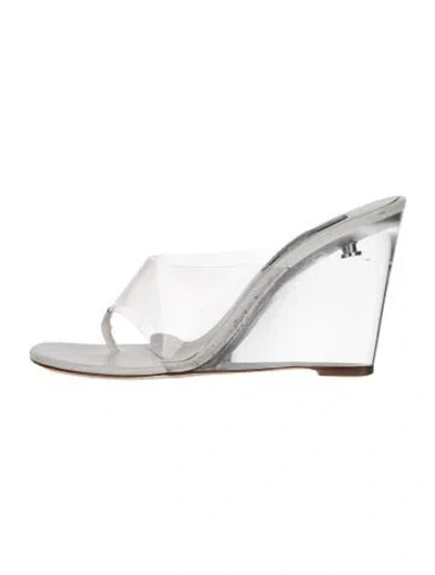 Pre-owned Simon Miller Pvc Slides In Transparent