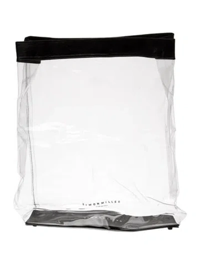 Pre-owned Simon Miller Pvc Top Handle Bag In Transparent