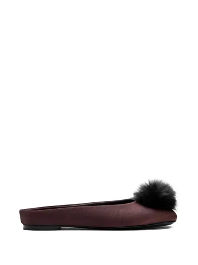 Simon Miller Riad Mules In Burgundy