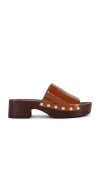 Simon Miller Rio Wood Platform In Multi