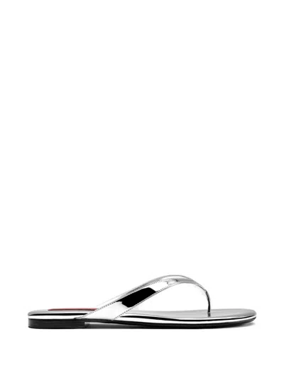Simon Miller Riviera Flat Sandals In Silver