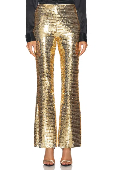 Simon Miller Robo Sequin Pant In Star Gold