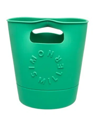 Pre-owned Simon Miller Rubber Bucket Bag In Green