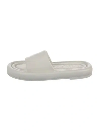 Pre-owned Simon Miller Rubber Slides In White